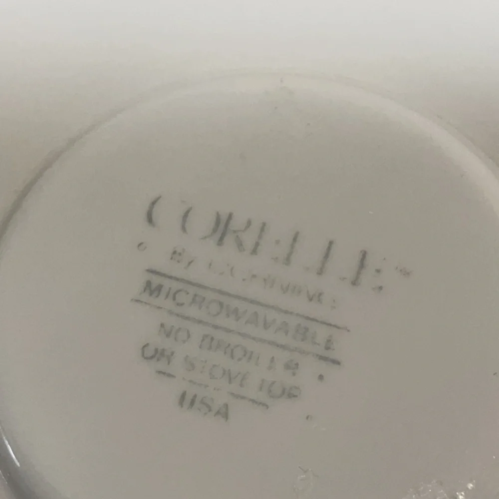 2 Corelle Symphony cup and saucer sets. Never used.
